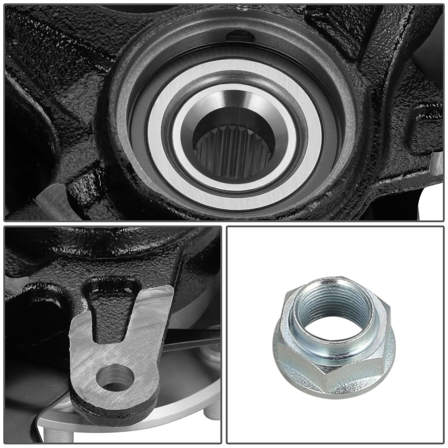 2006-2011 Honda Civic OEM Loaded Knuckle Assembly - Front Left