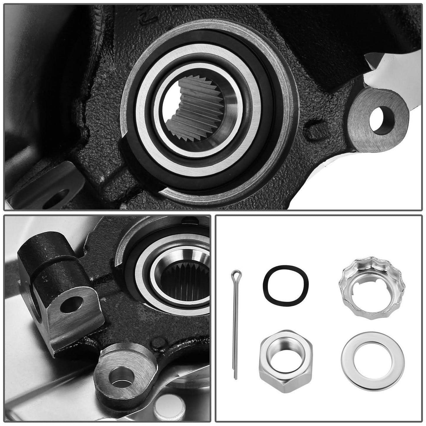 2007-2012 Dodge Caliber Front Left Loaded Knuckle Assembly - OEM