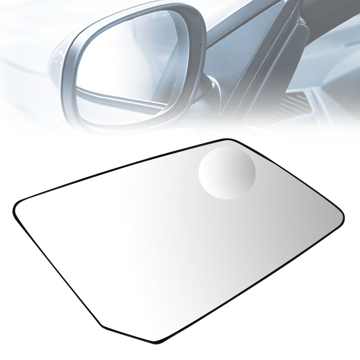 09-17 Chevrolet Traverse Mirror Glass Lens - Heated w/ Round Spotter