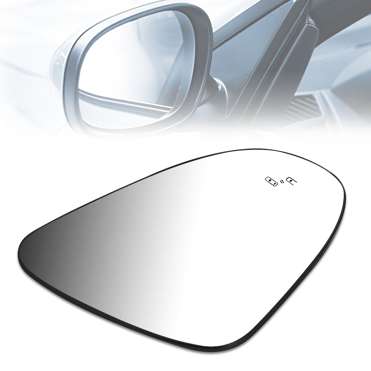 17-19 Toyota C-HR OE Style Heated Mirror Glass Lens - Right