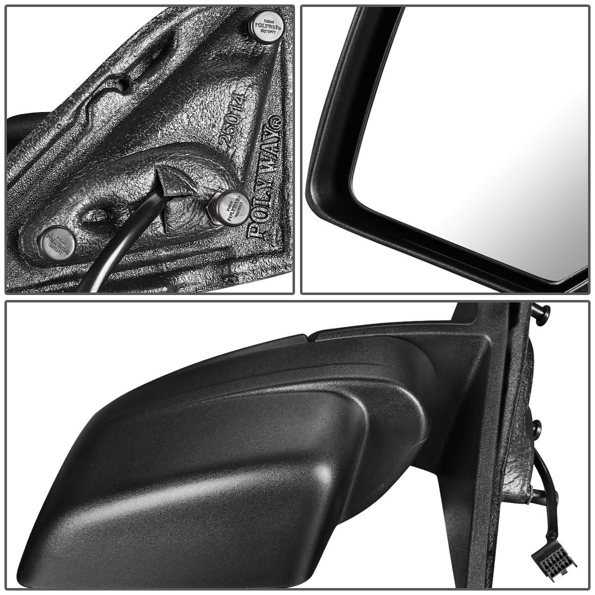 07-17 Jeep Patriot OEM Powered Side Mirror - Left Textured Black