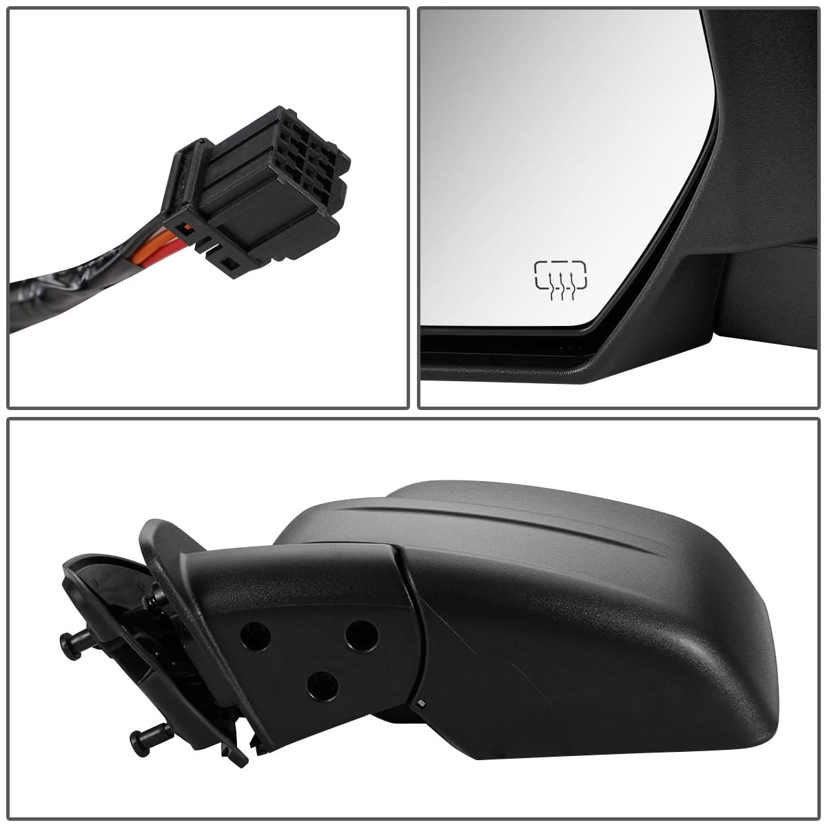 2008-2013 Jeep Liberty OEM Powered Heated Folding Side Mirror Left