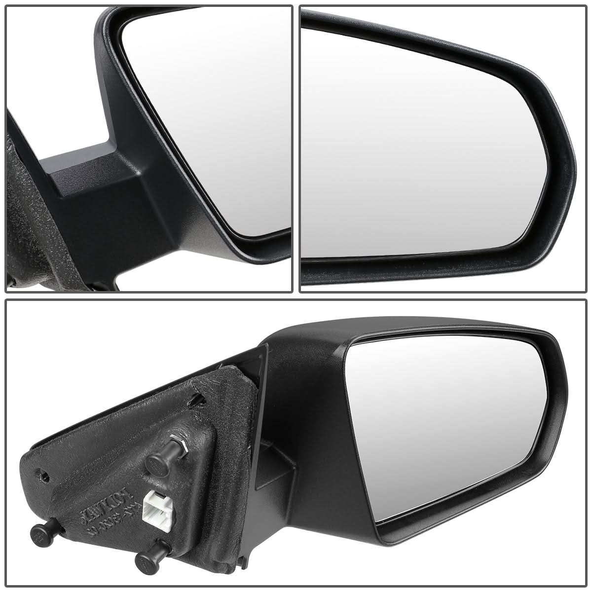 08-14 Dodge Avenger OEM Style Powered Side Mirror - Textured Black