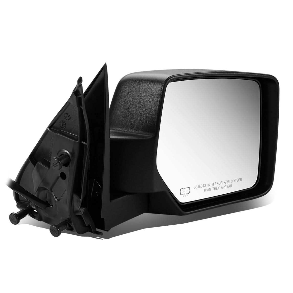 2008-2013 Jeep Liberty OEM Powered Heated Side Mirror - Black Right