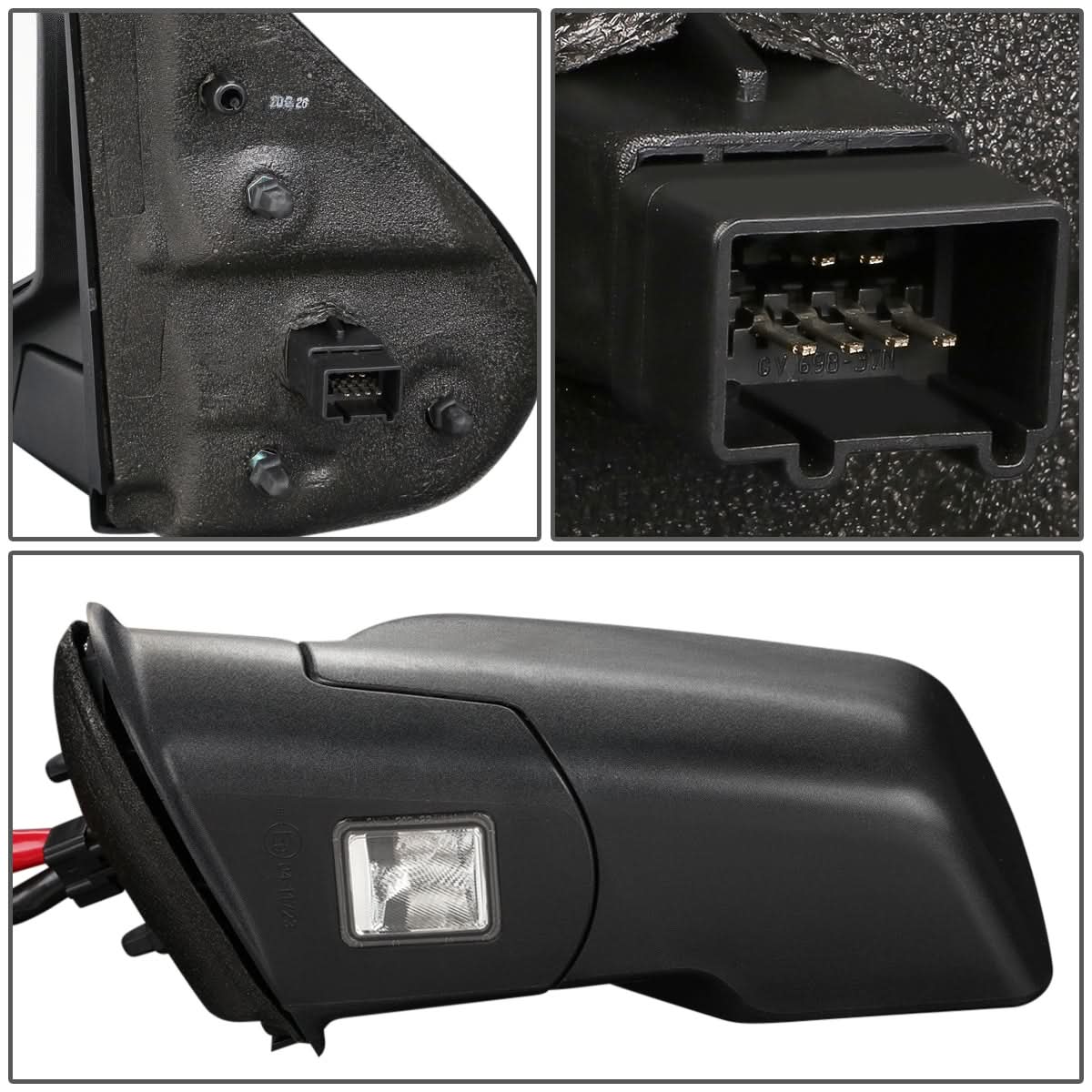 06-10 Ford Explorer OEM Powered Heated Side Mirror with Puddle Light