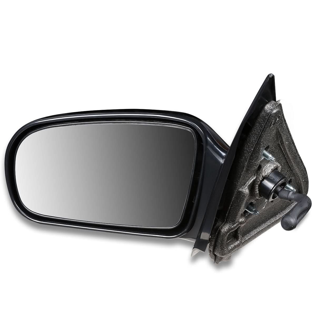 95-05 Chevrolet Cavalier Manual Side Mirror - OEM Paintable Black Left