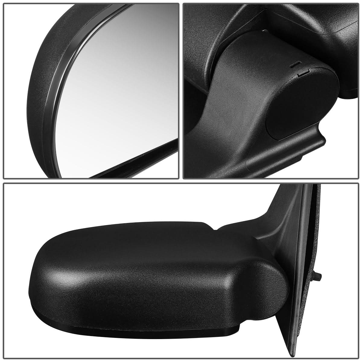 99-05 Chevrolet Blazer / S10 / Sonoma Manual Side Mirror - Black