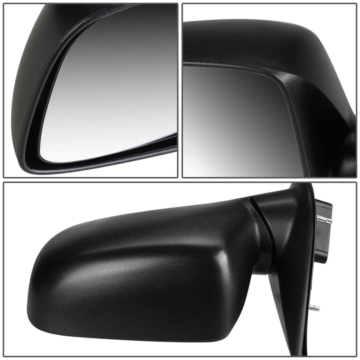 2004-2012 Chevrolet Colorado Manual Side Mirror - Textured Black