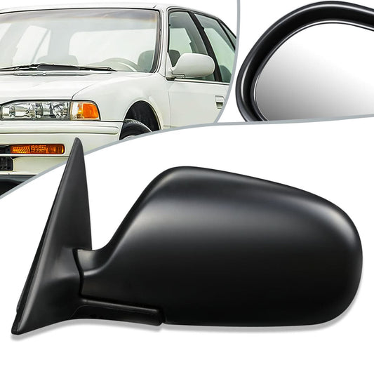 90-93 Honda Accord OEM Powered Folding Side Mirror Left