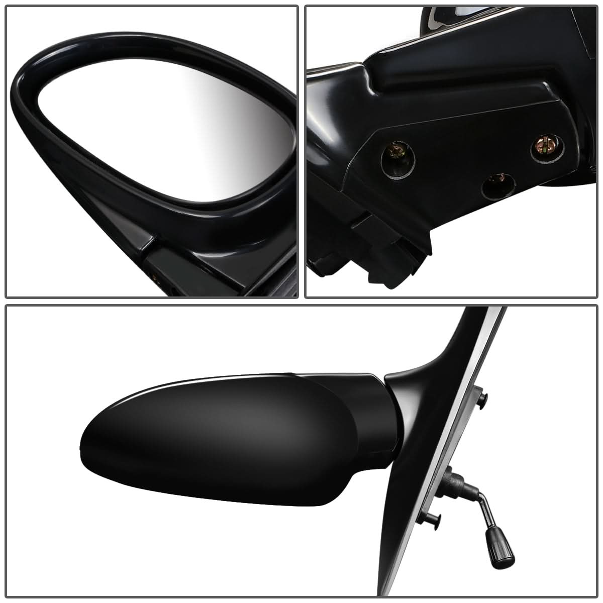 1992-1995 Honda Civic OEM Manual Folding Side Mirror Left