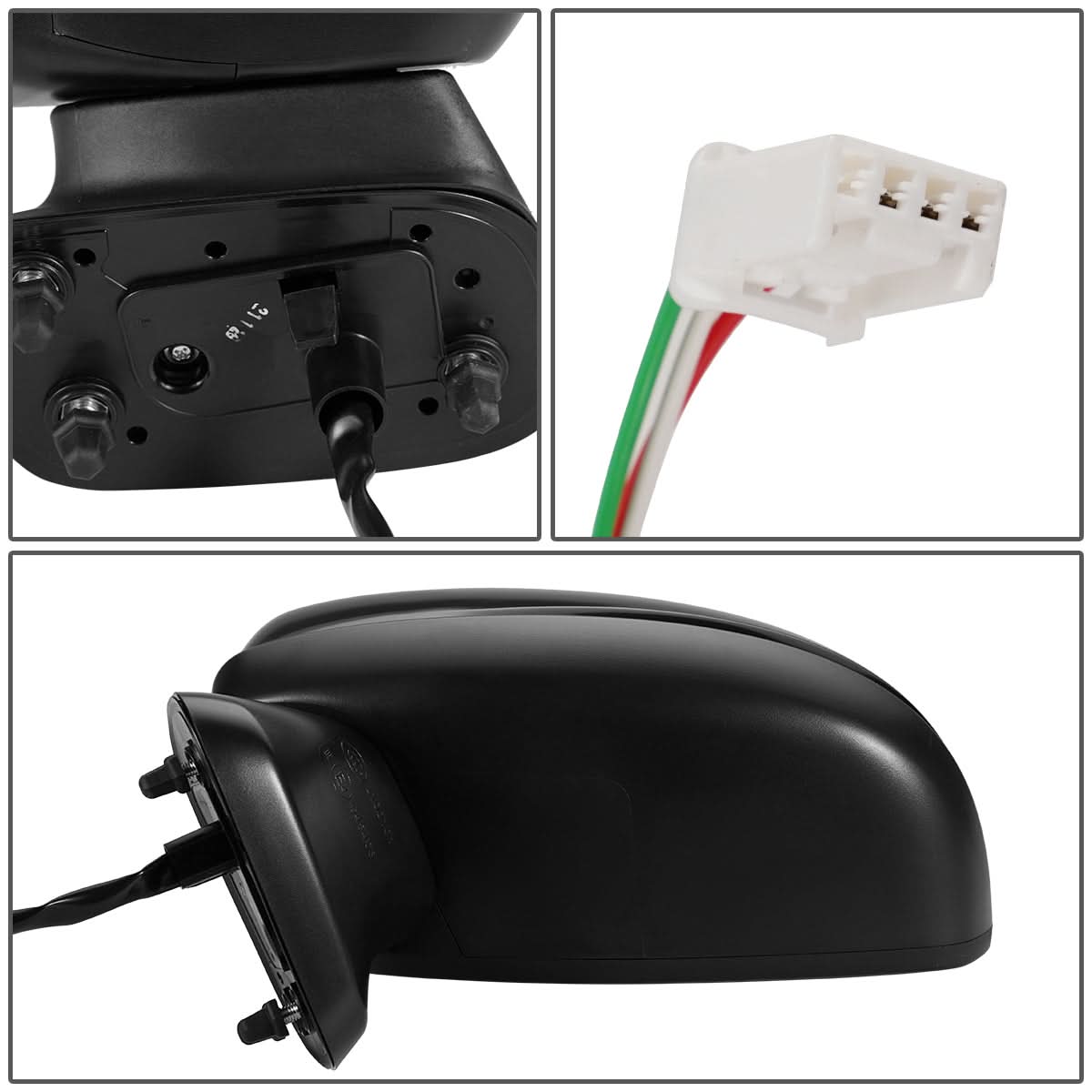 2015-2019 Honda Fit OEM Style Power Side Mirror - Left