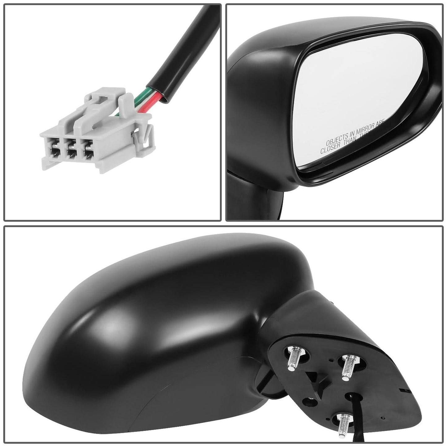 2007-2008 Honda Fit OEM Powered Side Mirror - Right White