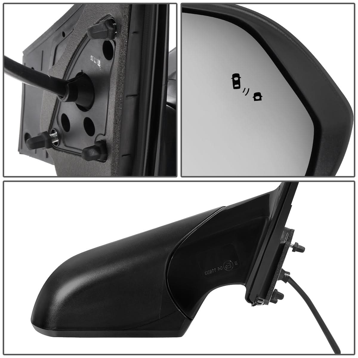 15-17 Hyundai Sonata OEM Style Powered Heated Side Mirror Right