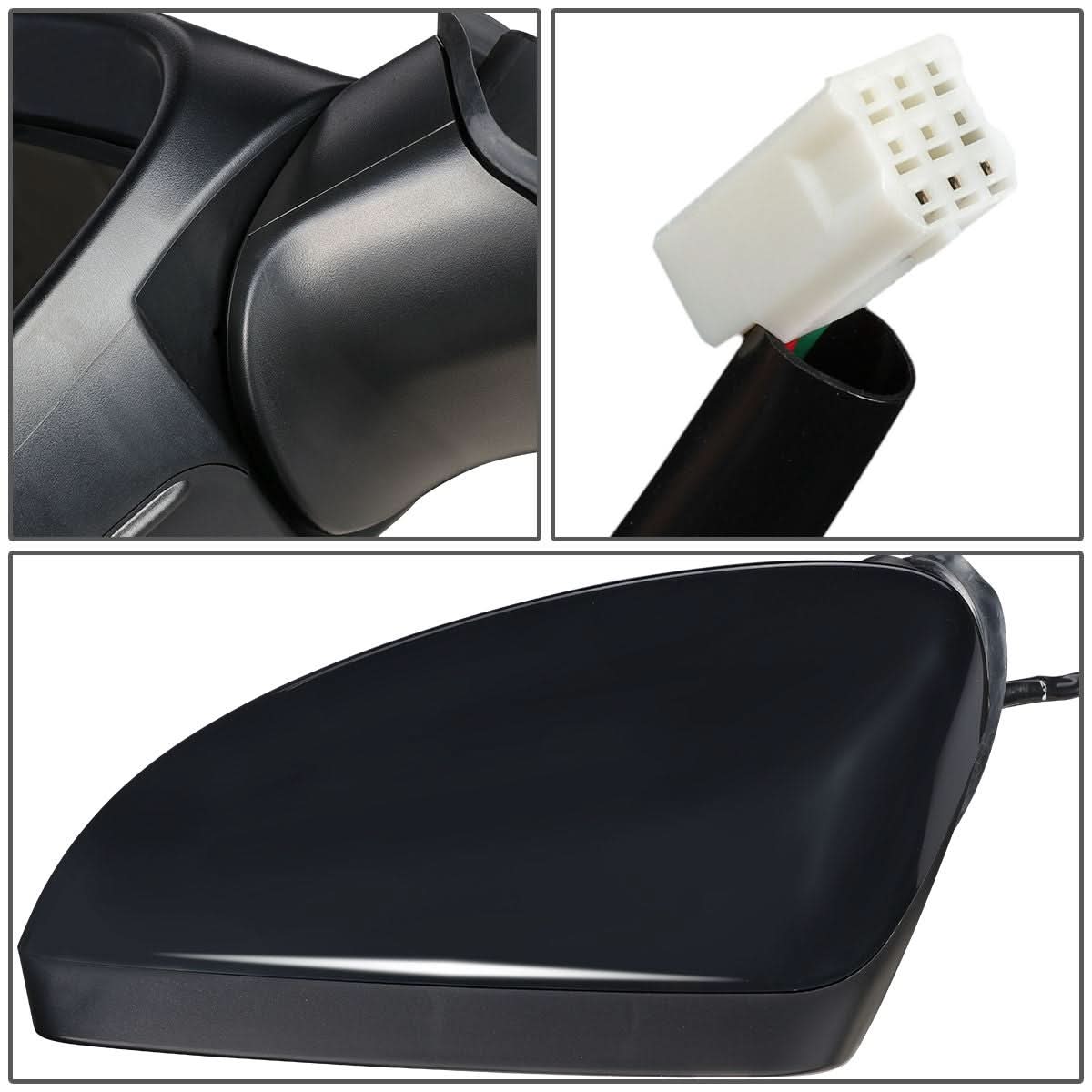 2014-2015 Mazda 3 OEM Style Powered Left Side Mirror - Paintable