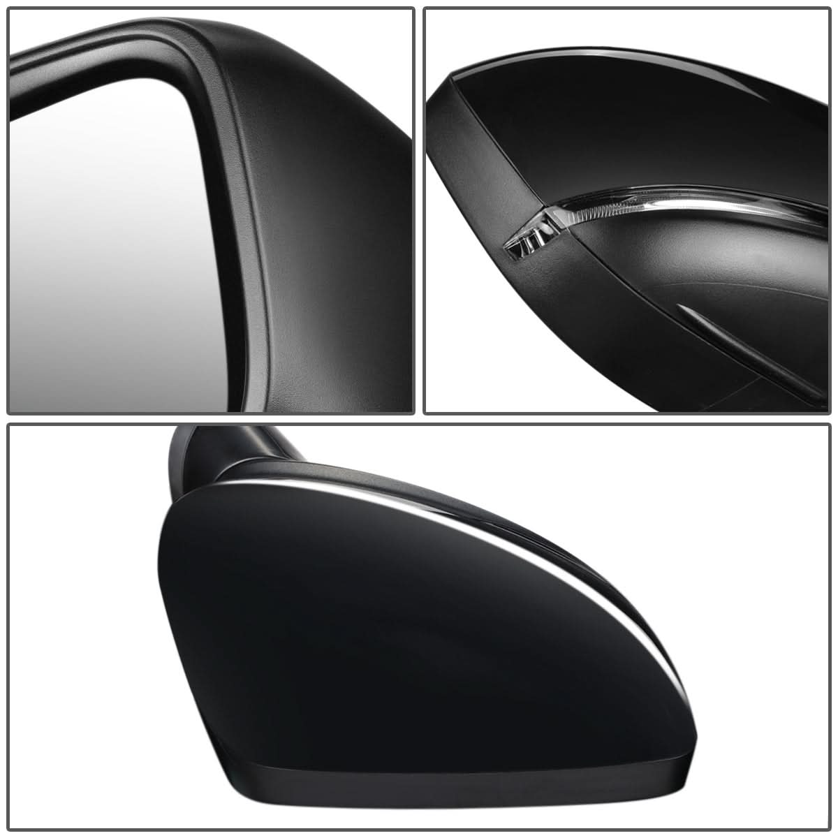 2014-2016 Mazda 3 OEM Powered Side Mirror w/ Signal & BSD - Right