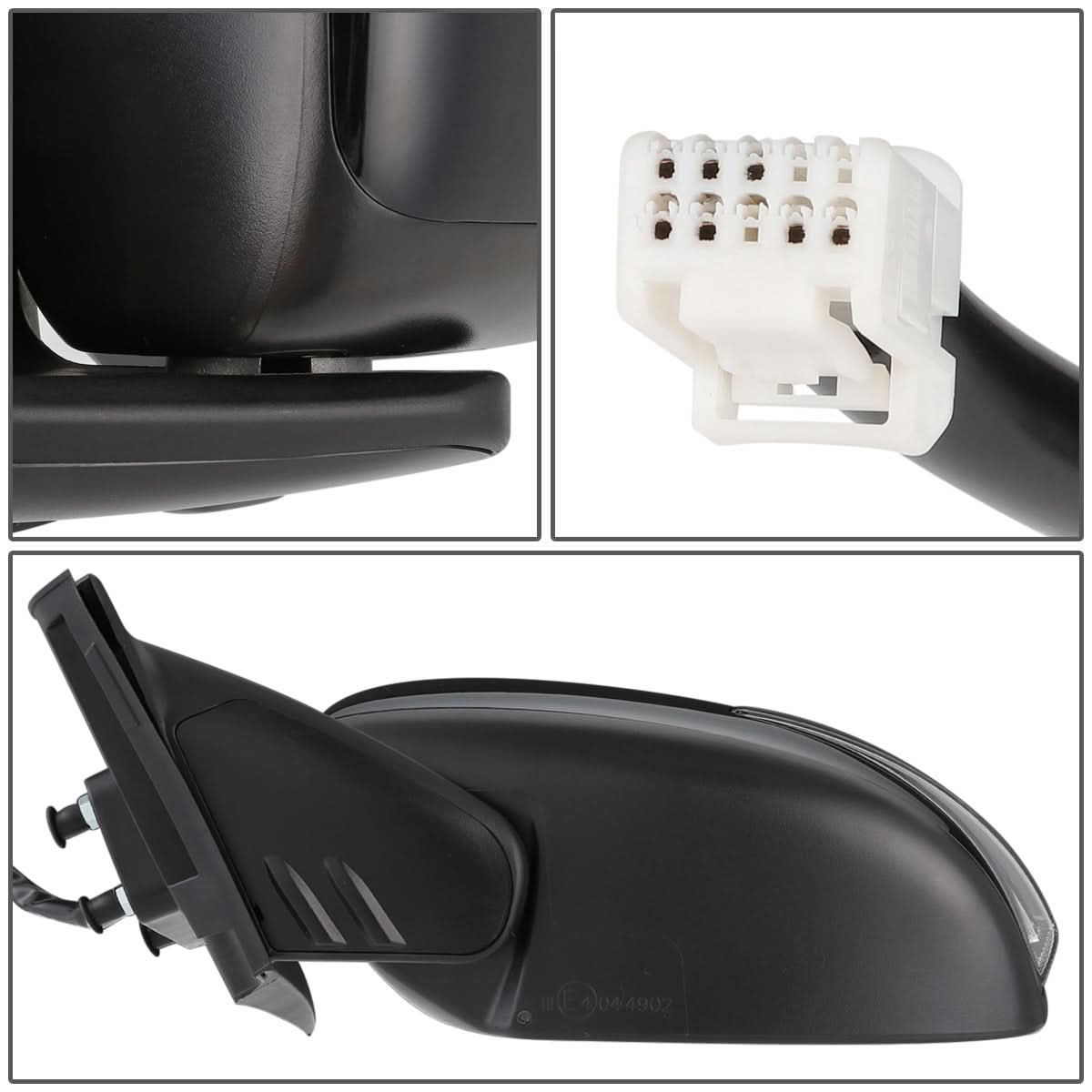 08-17 Mitsubishi Lancer OEM Powered Heated Folding Side Mirror Left