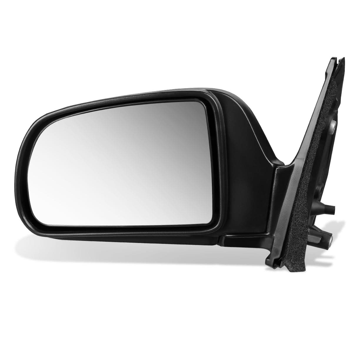 1998-2003 Toyota Sienna OEM Manual Side Mirror - Paintable Black Left