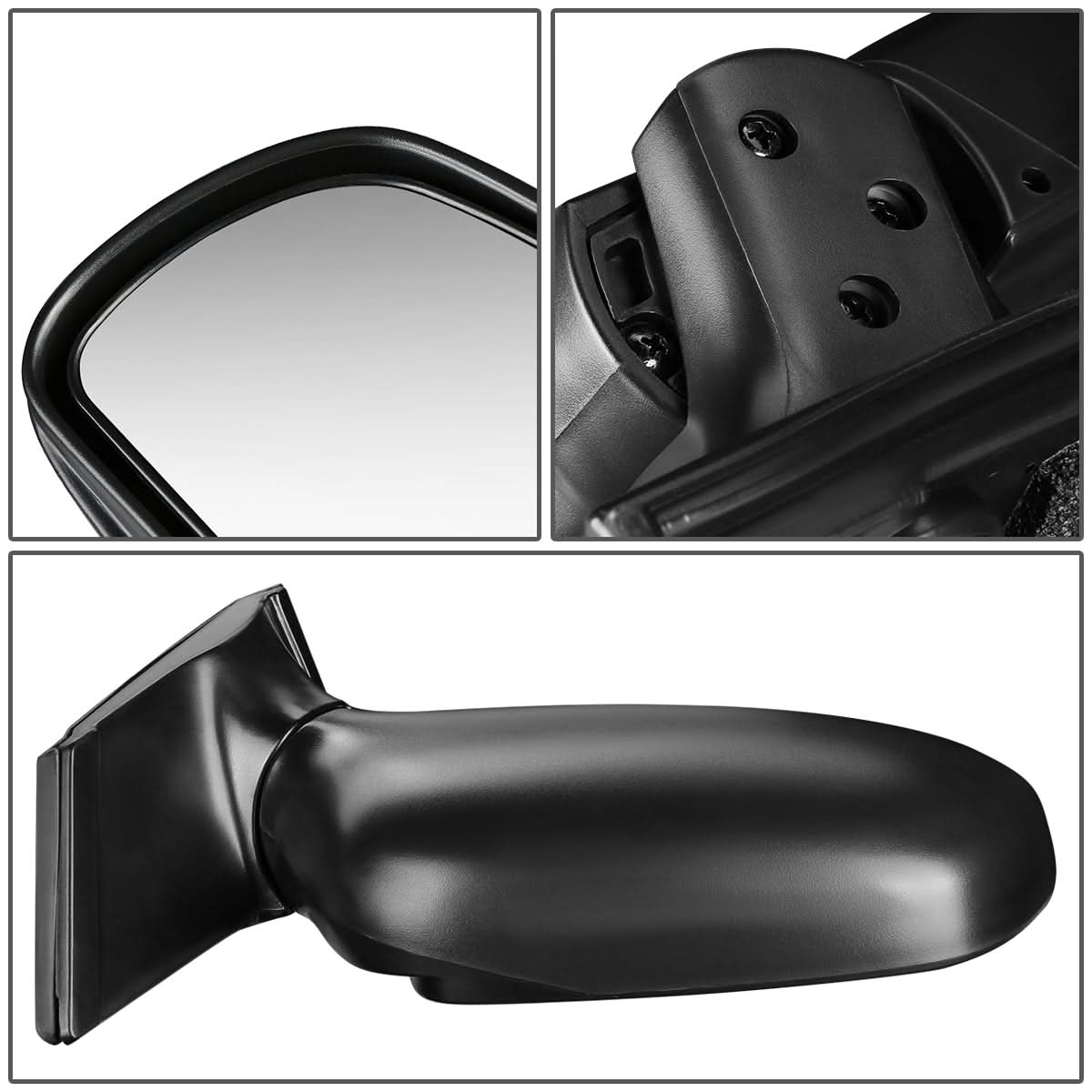 1998-2003 Toyota Sienna OEM Style Manual Side Mirror - Paintable