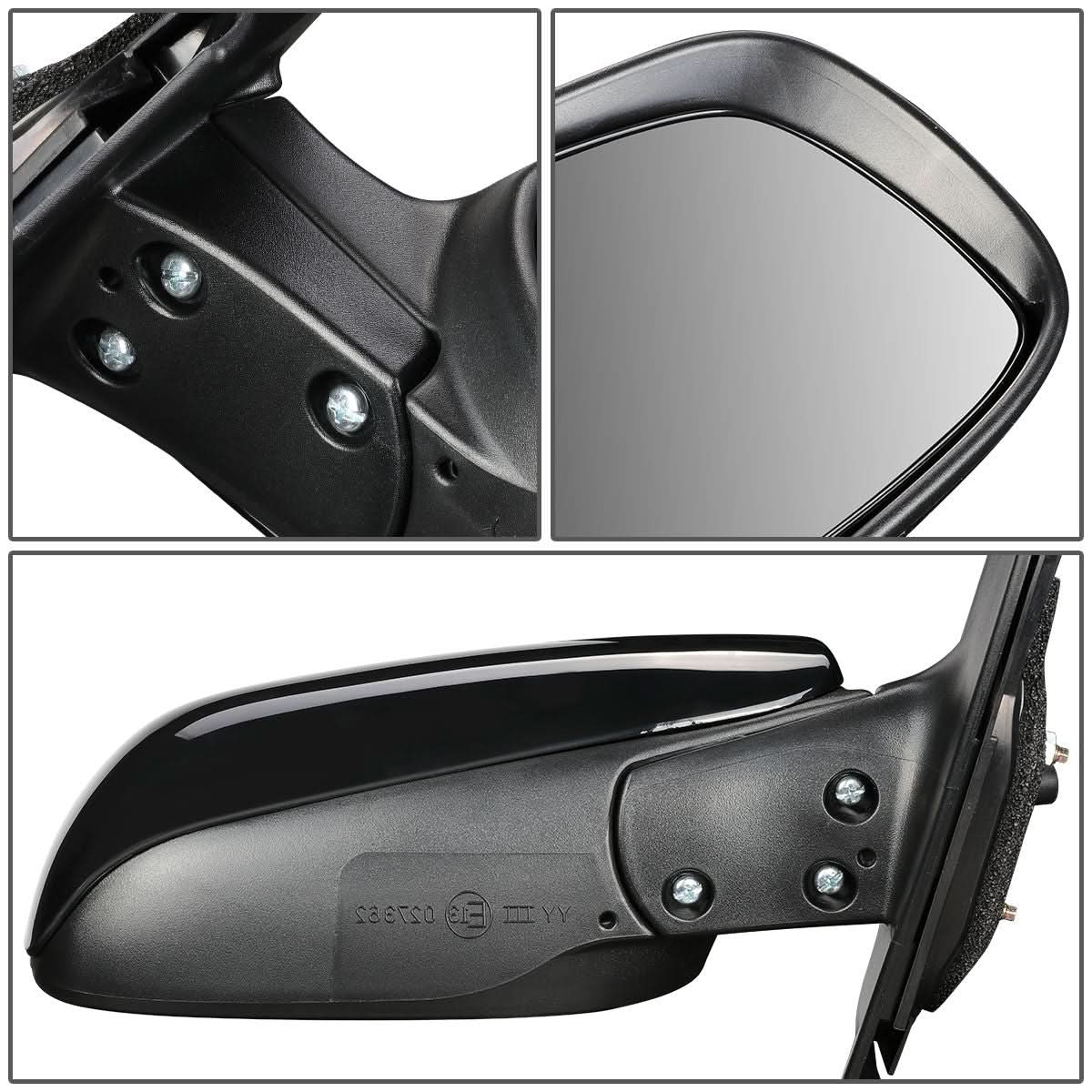 06-11 Toyota Yaris OEM Right Side Mirror Manual Textured Black