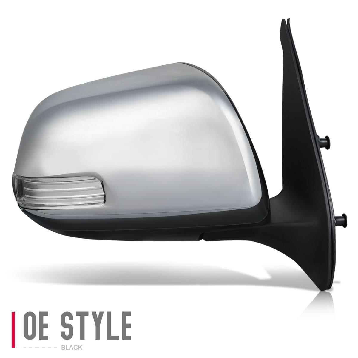 2012-2015 Toyota Tacoma OEM Power Folding Mirror - Right Chrome