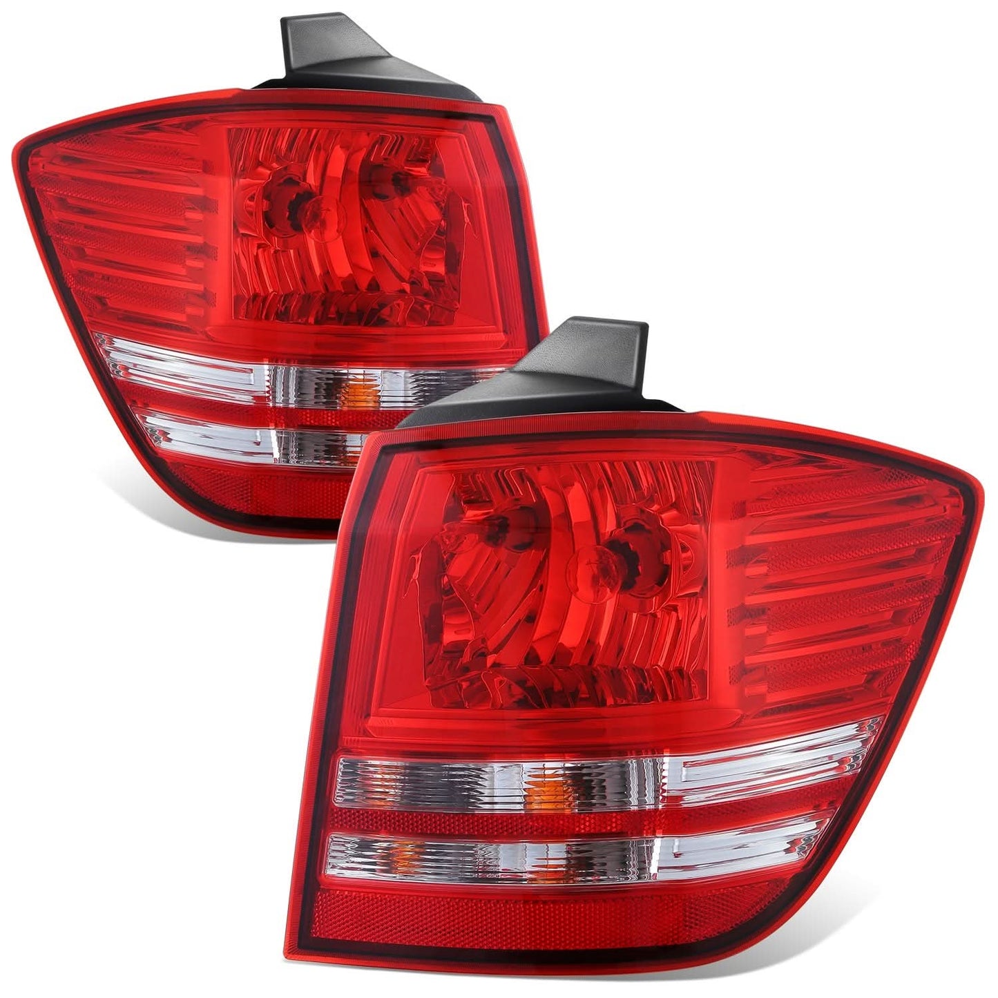 09-20 Dodge Journey OE Style Tail Lights Chrome Housing Left & Right