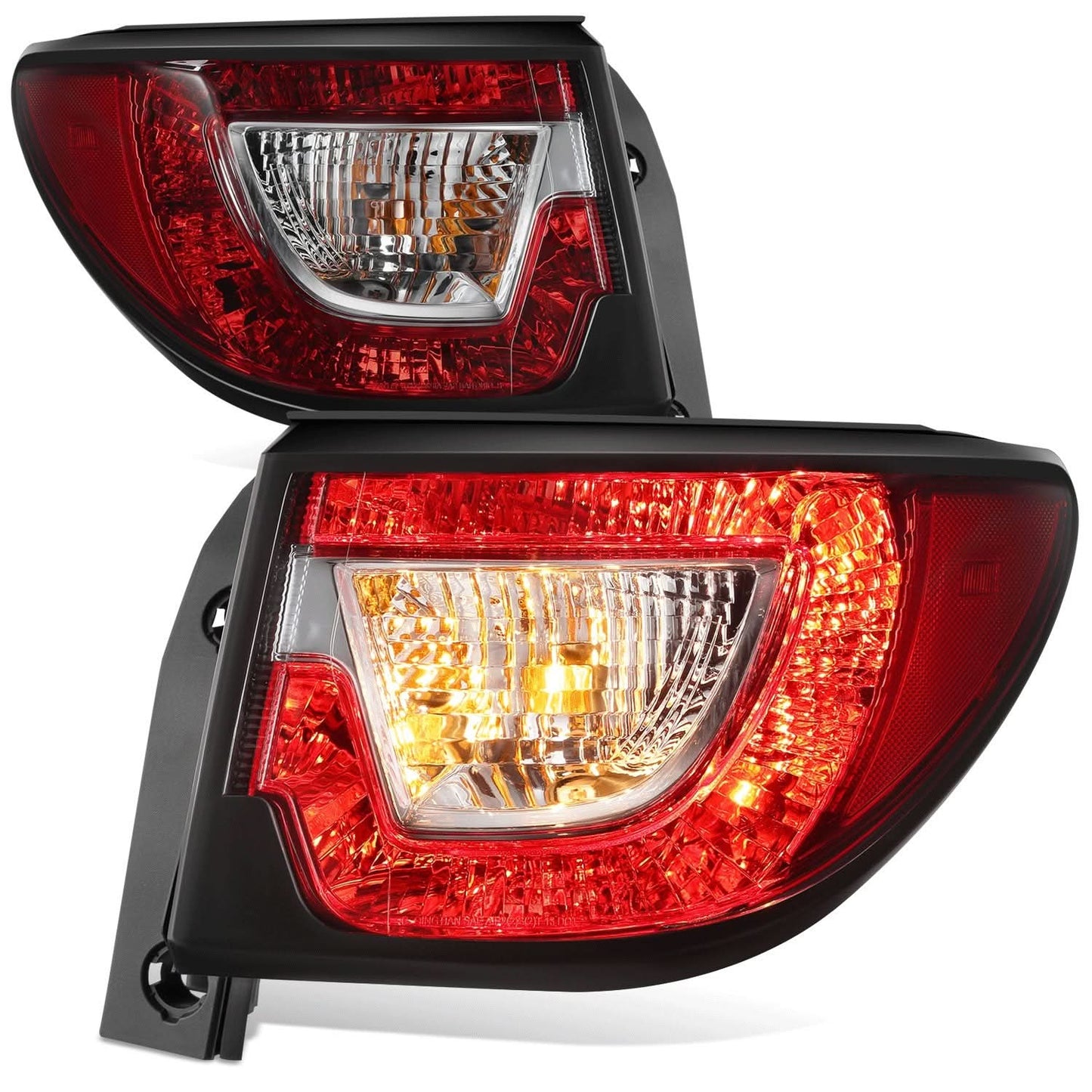 2013-2017 Chevrolet Traverse OE Style Tail Light Set - Chrome Housing