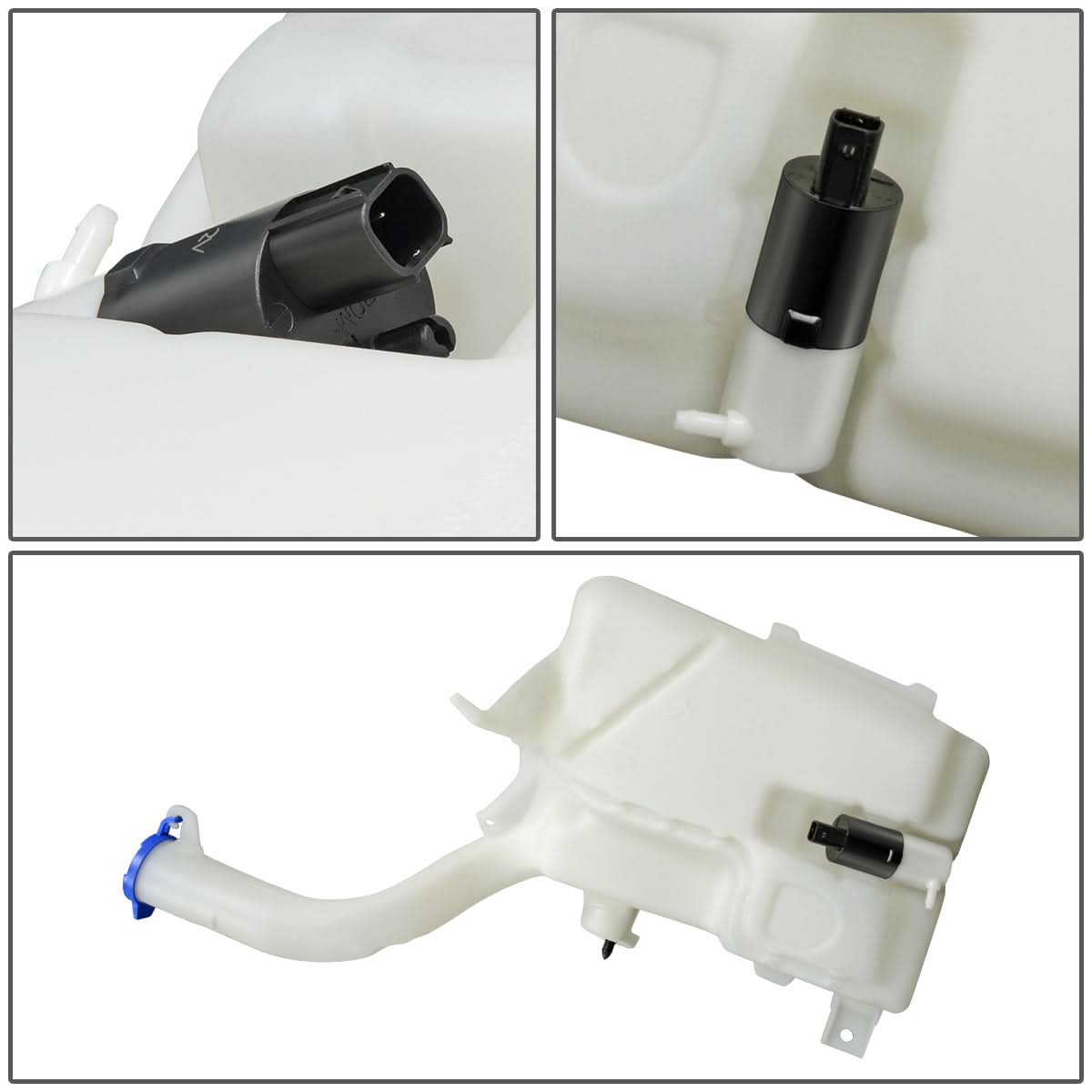 2013-2016 Ford Fusion/Lincoln MKZ Windshield Washer Pump - White