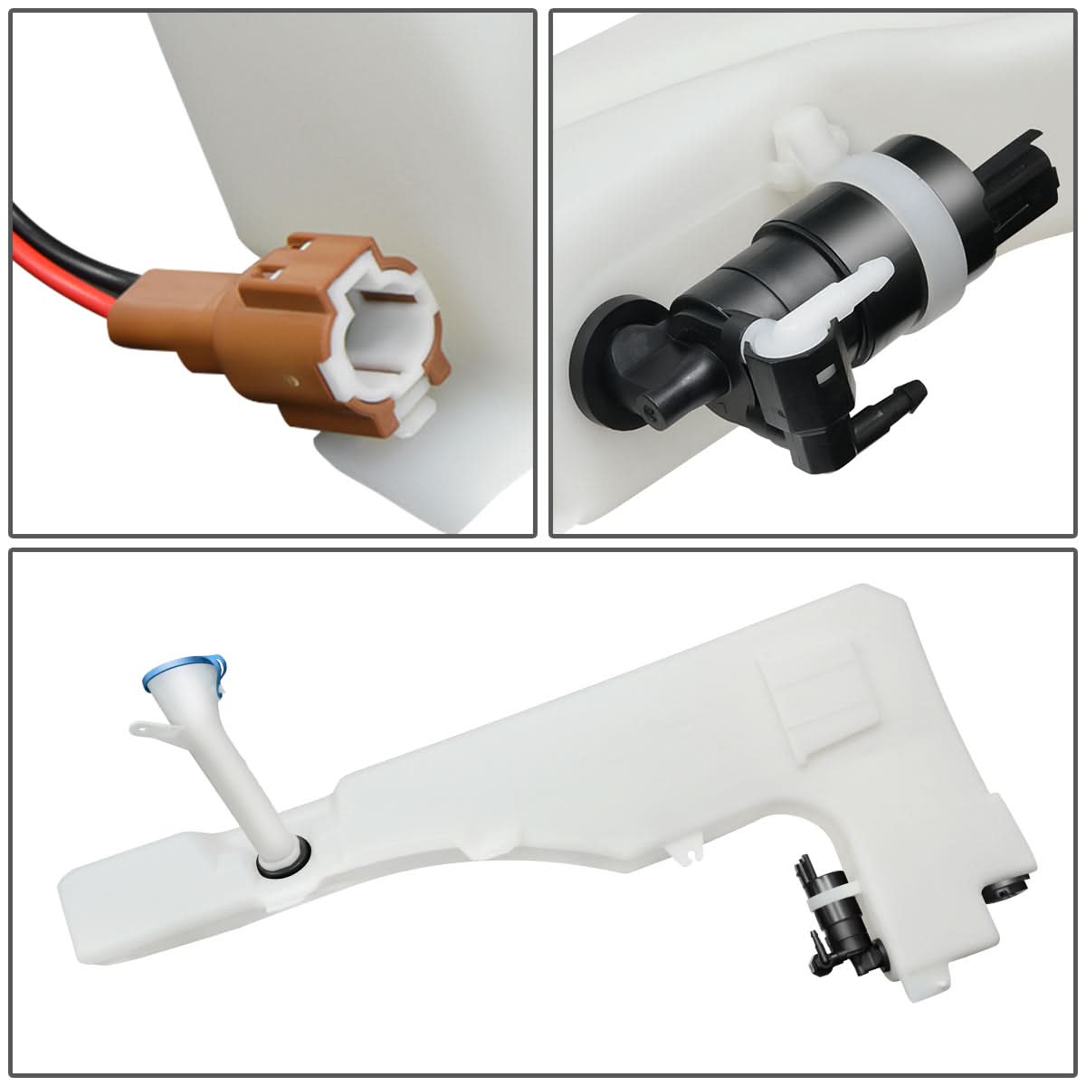 2005-2008 Nissan Pathfinder Xterra Windshield Washer Pump w/ Sensor