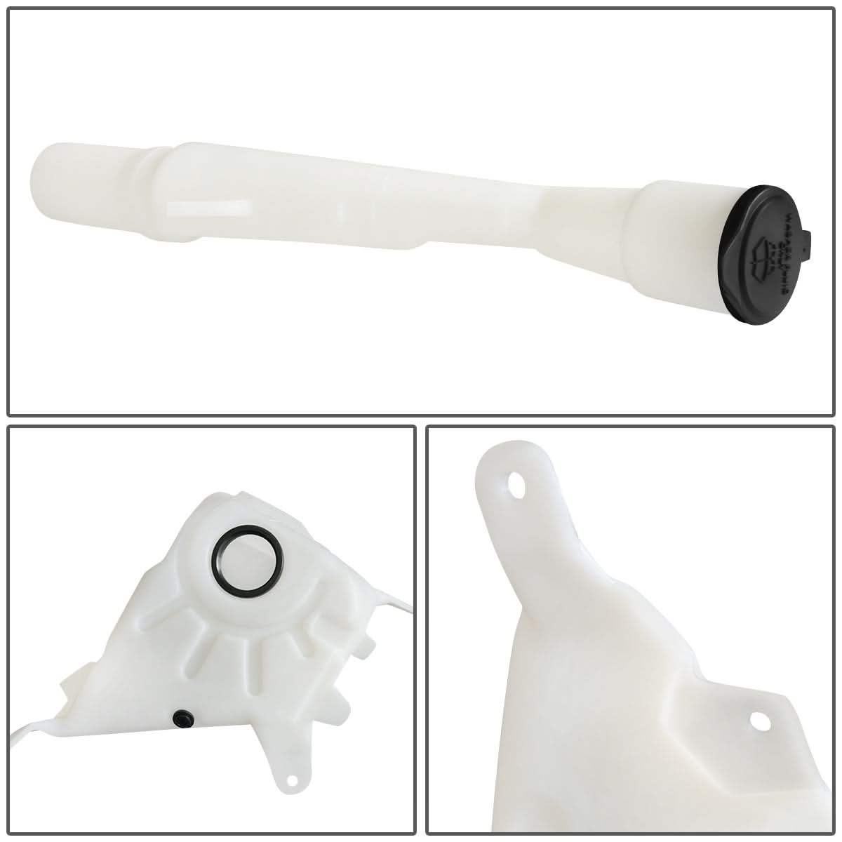 95-04 Toyota Tacoma Windshield Washer Pump Without Sensor Hole - White