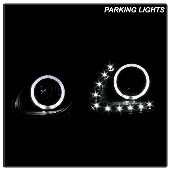 SPYDER Xtune Lexus GS300/GS400/GS430 98-05 Halogen Only Halo Projector Headlights Black PRO-JH-LGS98-LED-BK 9027826