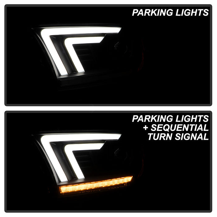 Spyder Dodge Durango 11-13 Halogen Model Only Projector Headlights - Black PRO-YD-DDU11SI-BK 5088284