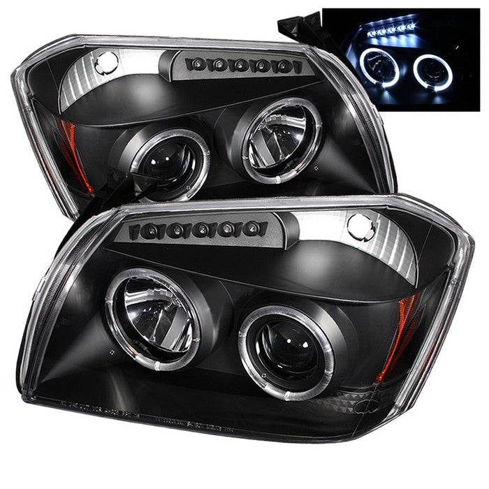 Spyder Dodge Magnum 05-07 Projector Headlights LED Halo LED Blk (Not Included) PRO-YD-DMAG05-LED-BK 5009876