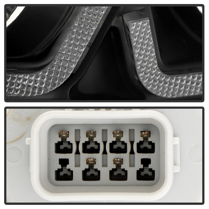 SPYDER Honda Civic 16-20 LED Model High-Power LED Module Headlights - Black (PRO-YD-HC16LEDAP-SEQGR-BK) 5088932