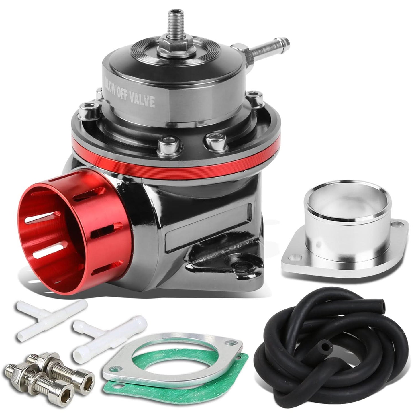 Type-RS Style Blow Off Valve with Horn - Black/Red