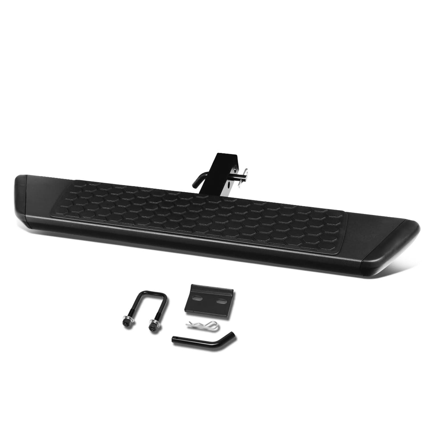 6 Inch Black Aluminum Hitch Step
