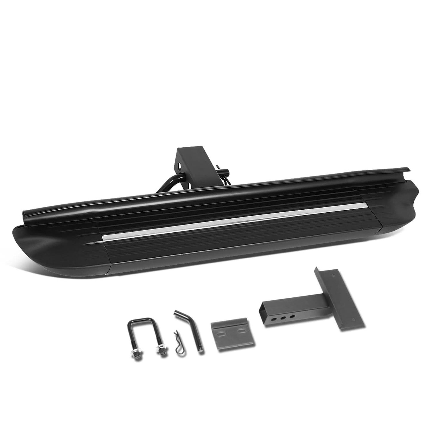 4 Inch Black Hitch Step - 53CM Length