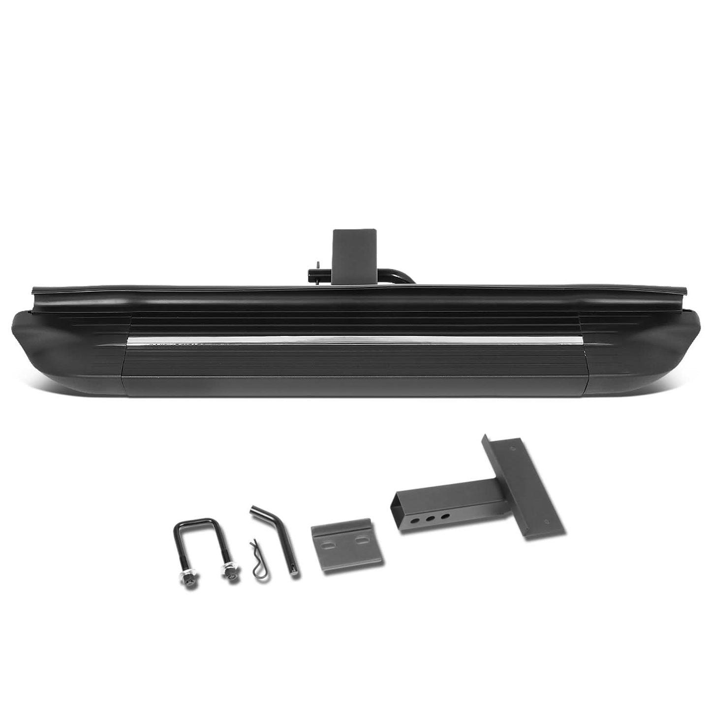 4 Inch Black Hitch Step - 53CM Length