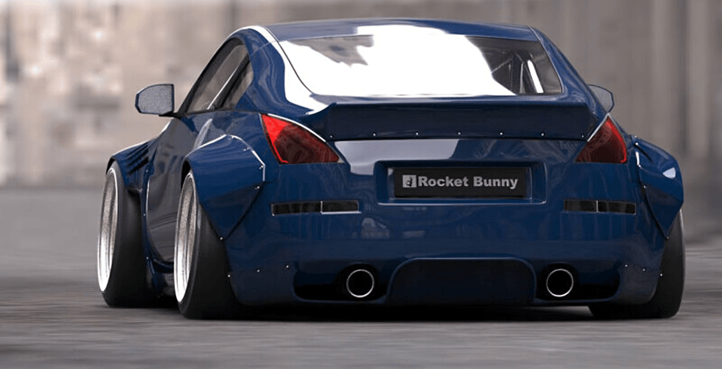 Nissan Fairlady 350z MaxStyle Rear Diffuser V1 (2002 - 2008)