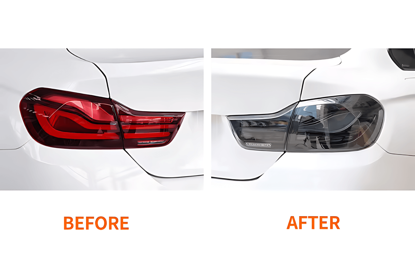 BMW F32 F36 F82 F33 F83 4 Series - Double Dragon Scale Black LED Tail lights (2013 - 2018)