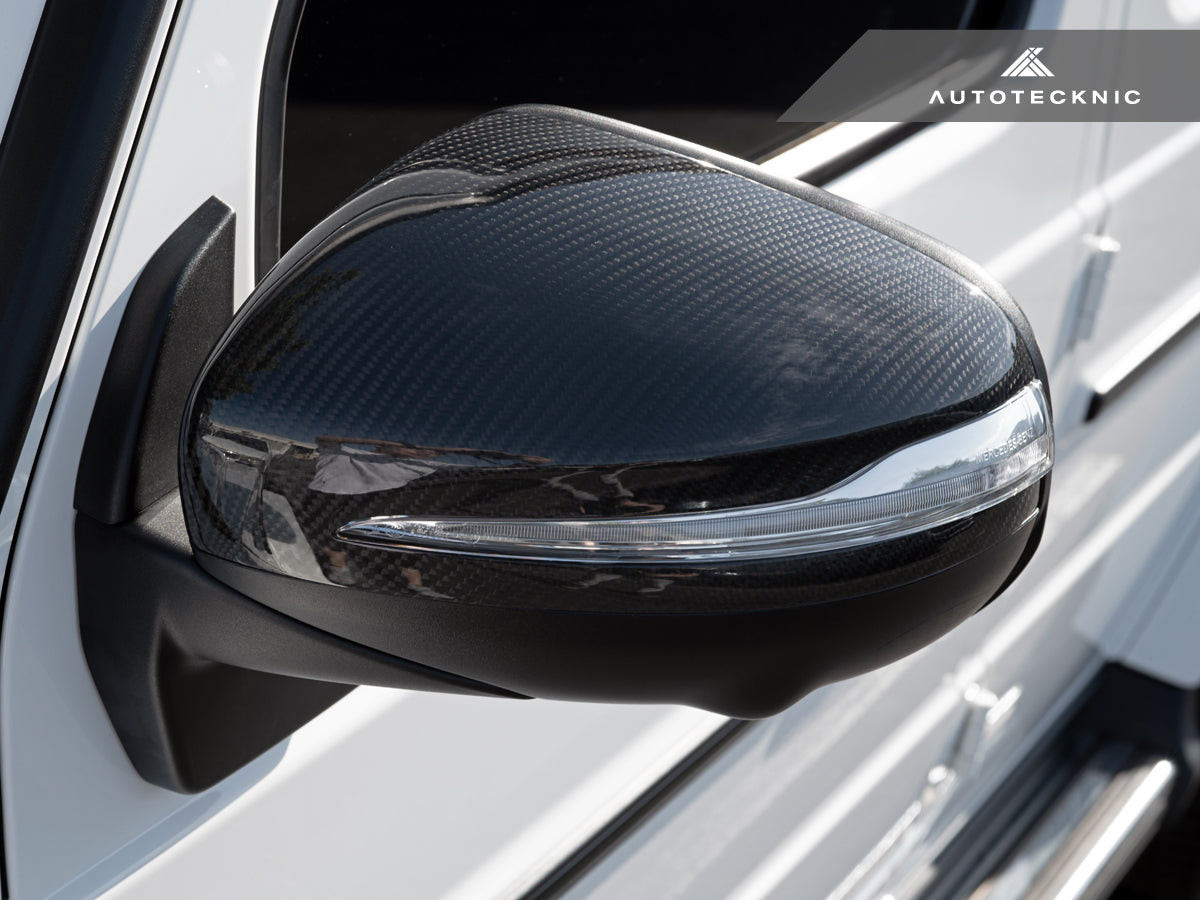 AutoTecknic Replacement Dry Carbon Mirror Covers - Mercedes-Benz W167 GLE