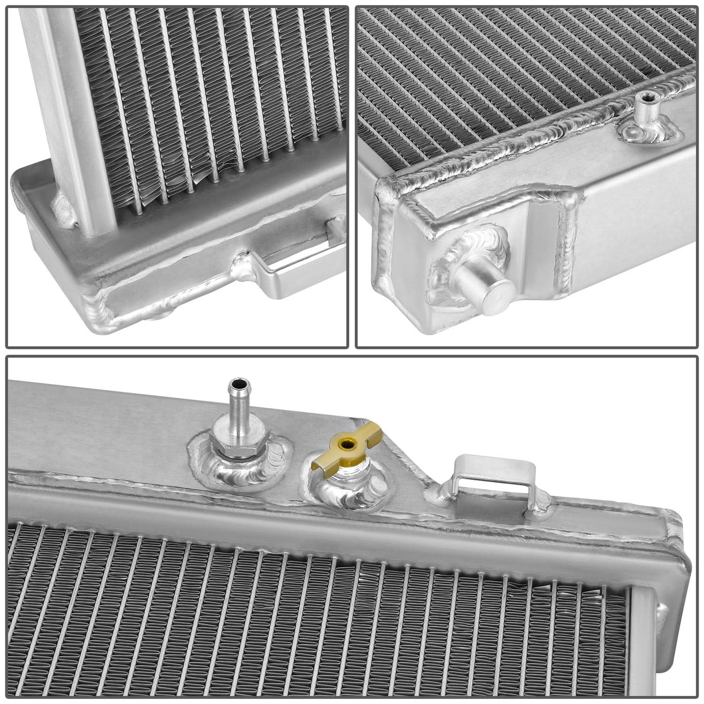 03-07 Ford F-250 F-350 F-450 2 Row Radiator 6.0L Powerstroke Aluminum