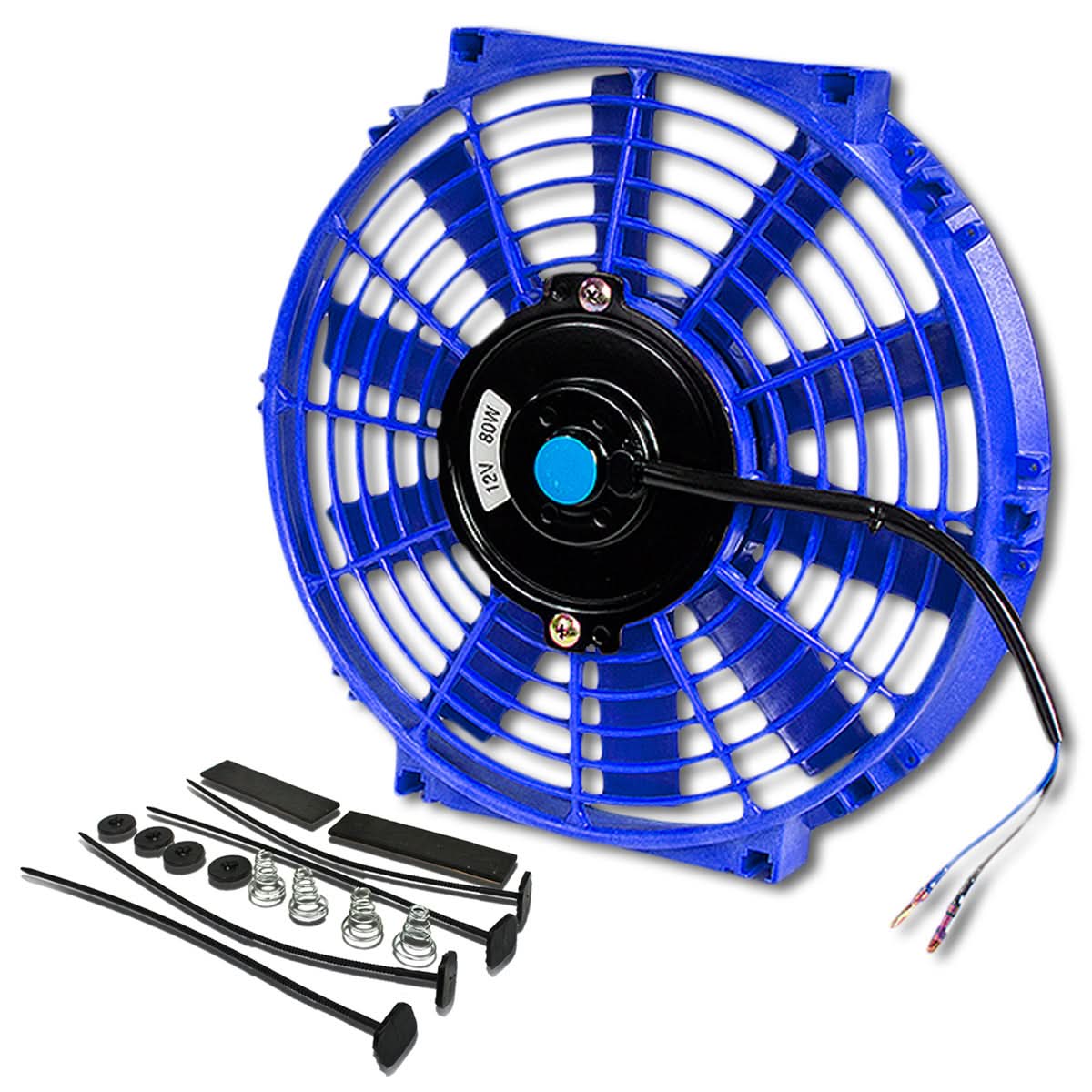 10 Inch Blue Radiator Cooling Fan