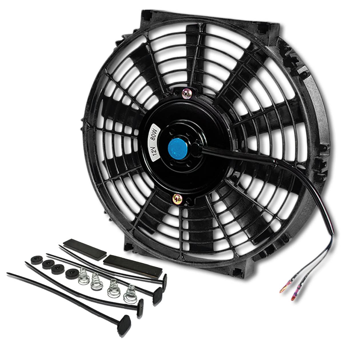 10" Black Radiator Fan