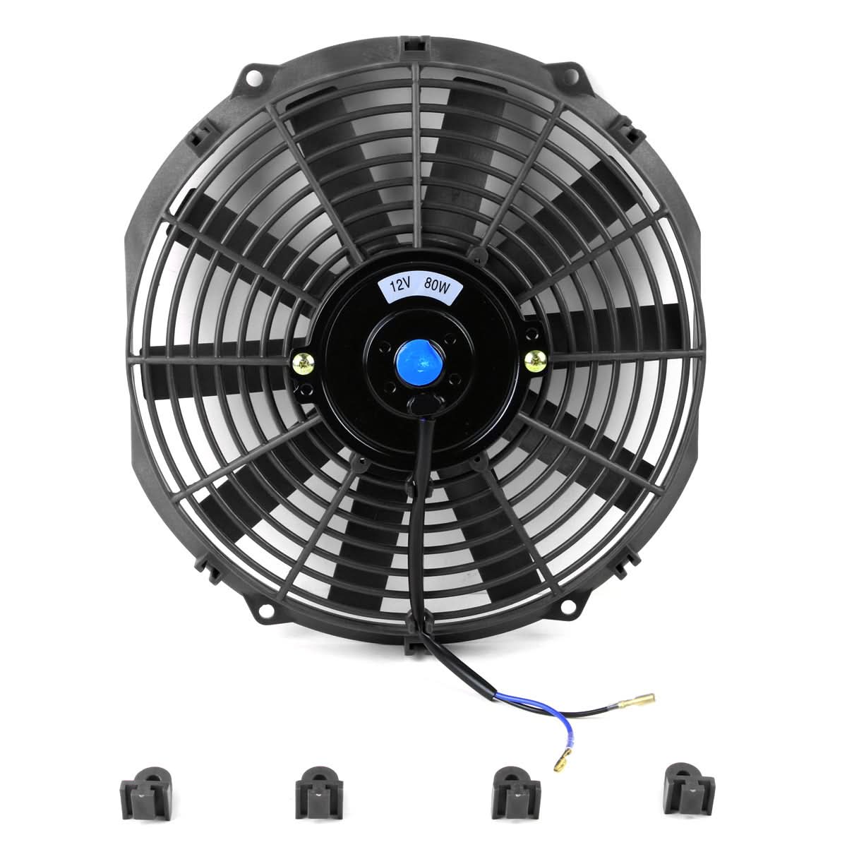 12" Black Radiator Cooling Fan