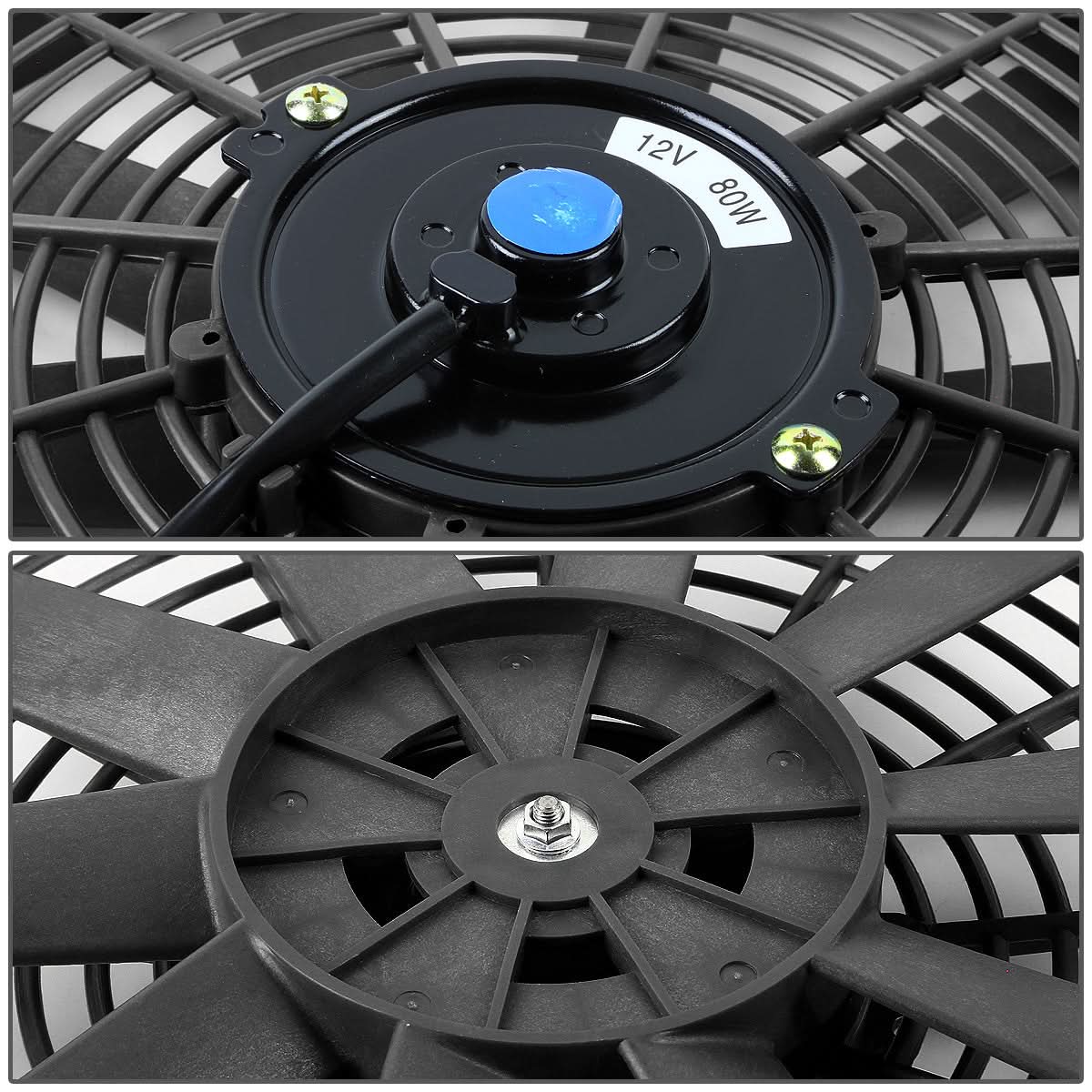 12" Black Radiator Cooling Fan