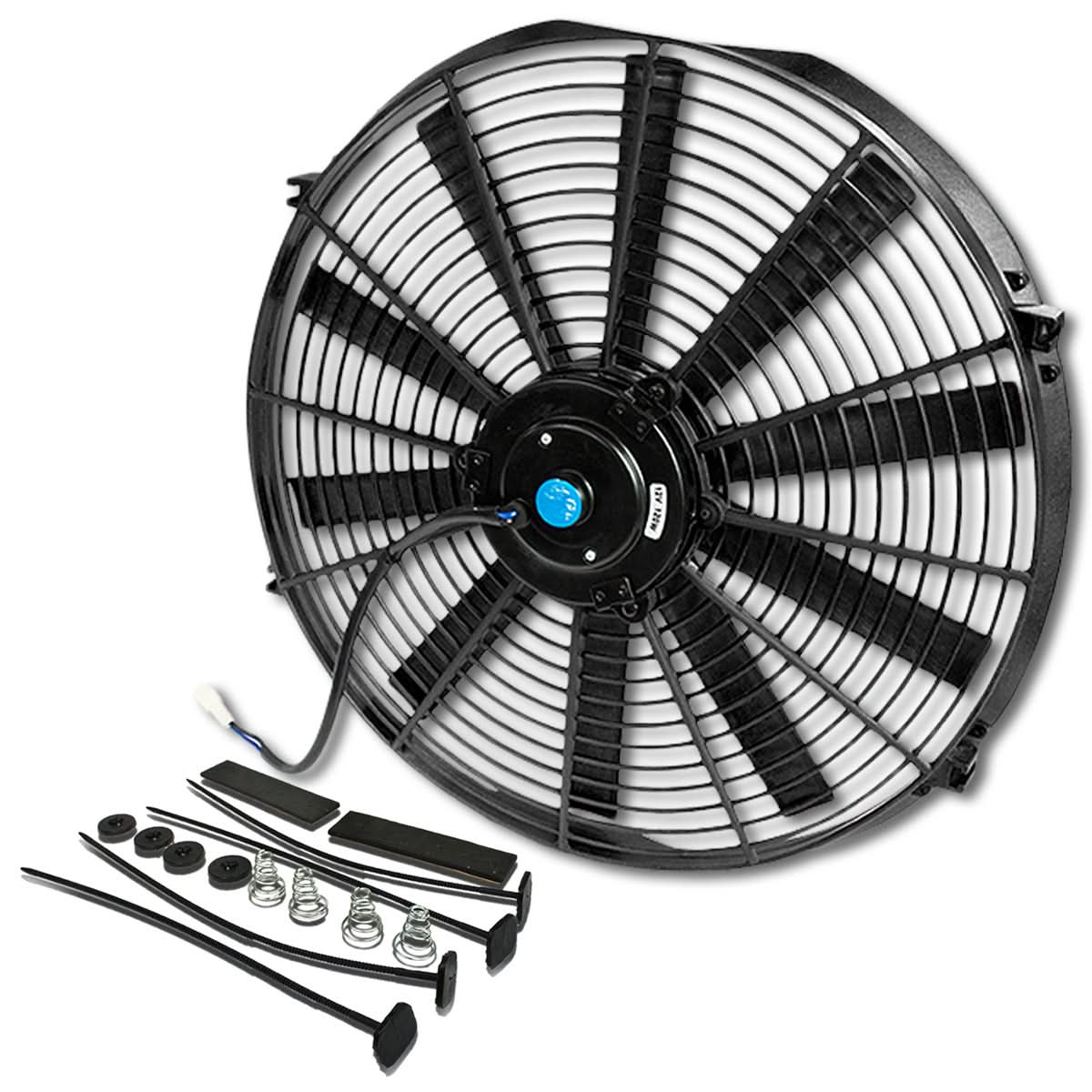 16 Inch Black Radiator Cooling Fan