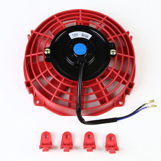 7 Inch Red Radiator Fan