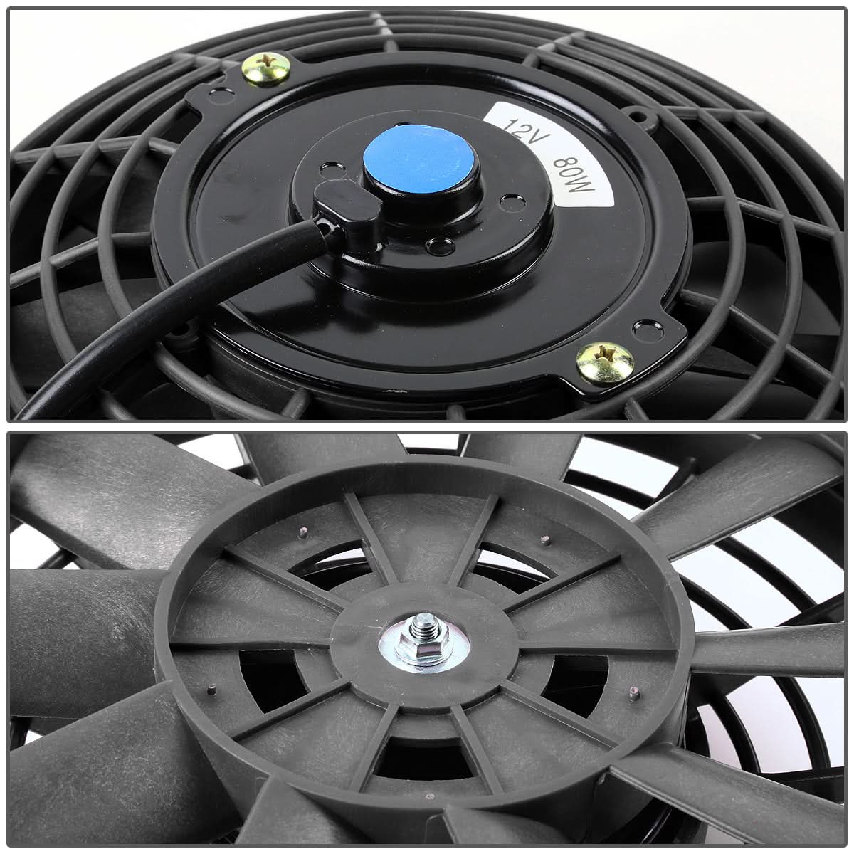 9 Inch Black Radiator Fan - Engine Cooling