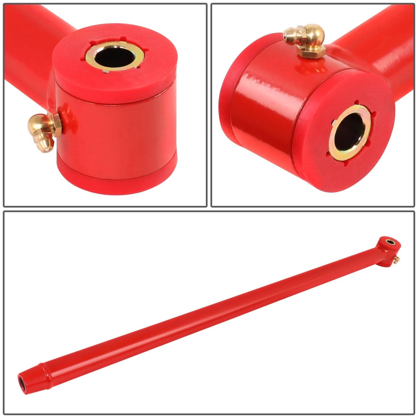 2005-2014 Ford Mustang Adjustable Rear Panhard Track Bar - Red