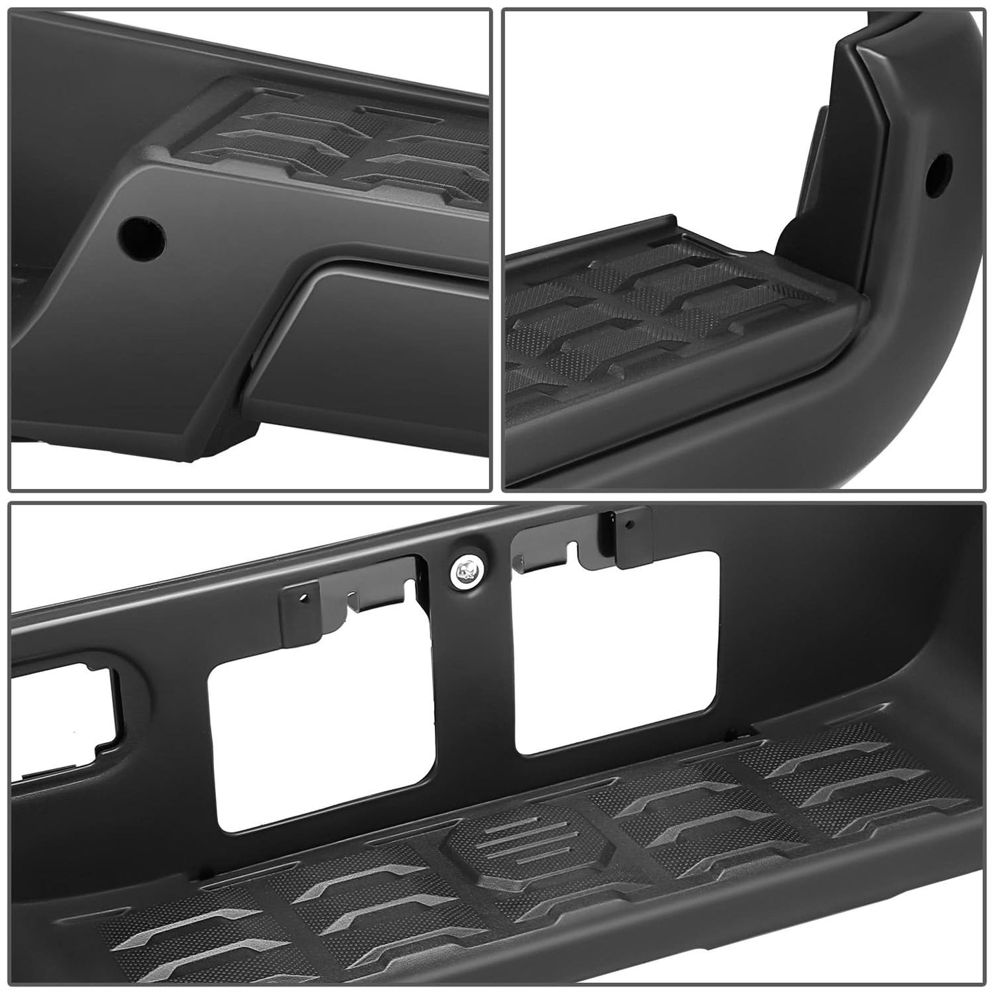 2016-2023 Toyota Tacoma Rear Bumper with Sensor Hole - Black